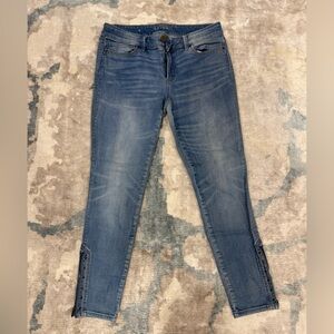 White House Black Market Blue Skinny Jeans